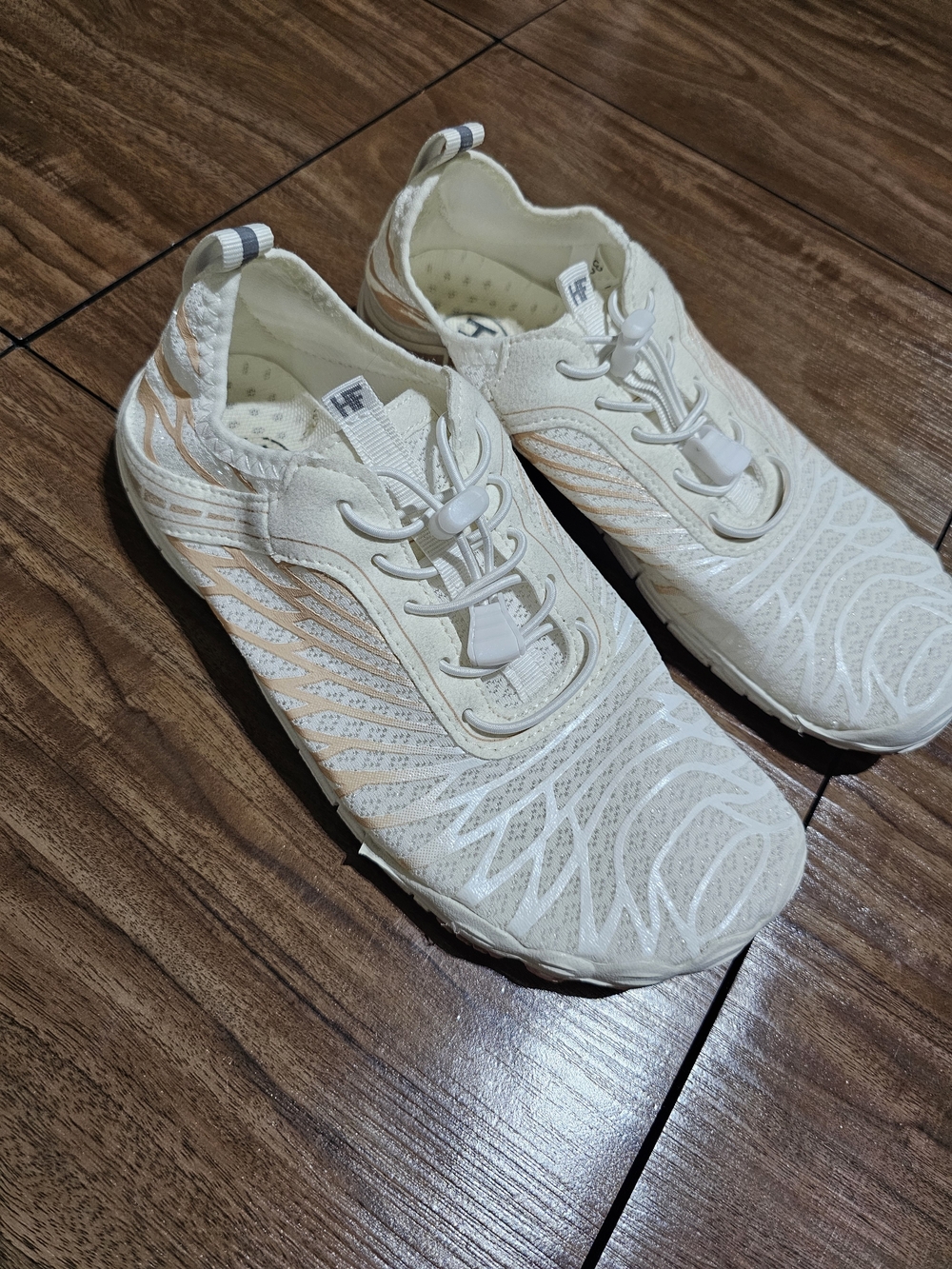 Light Cream Barefoot Women's Athletic Sneakers - Unbranded
